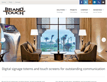 Tablet Screenshot of brand-touch.com